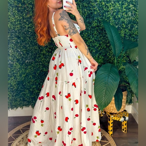 FARM Rio Fruits Long Dress Size S - Picture 2 of 8